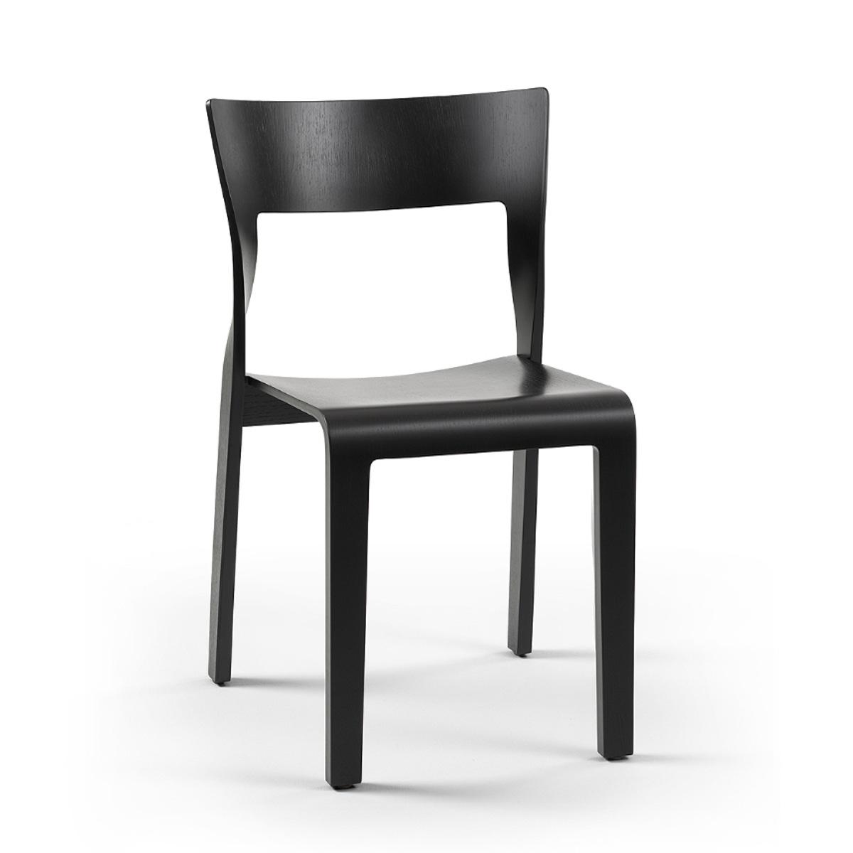 Rö Torsio Stuhl (Eiche, schwarz lackiert)