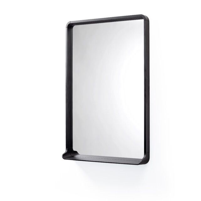 Rö Mirrör Wandspiegel mittel (Weisstanne, schwarz)