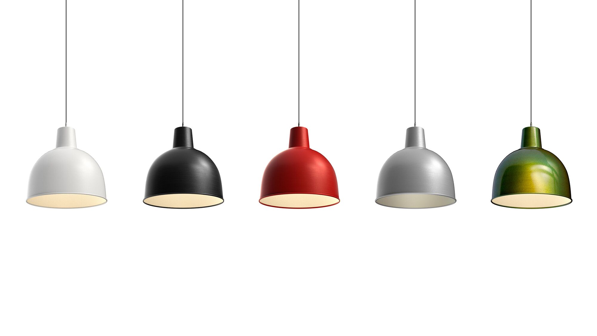 Rö Basic Hängeleuchte aluminium – Bild 2